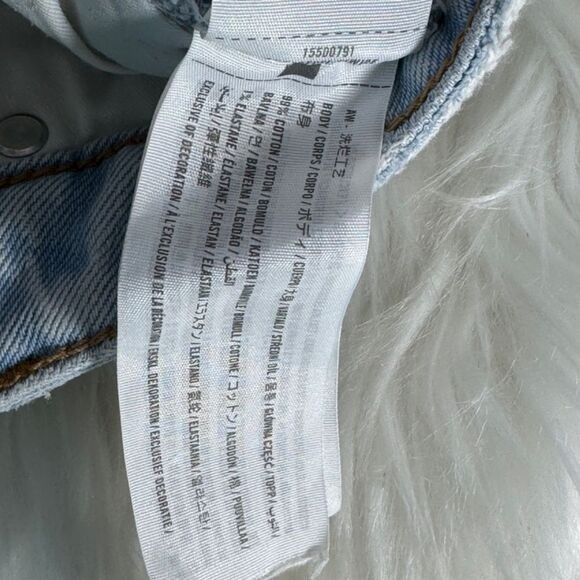 Abercrombie & Fitch The Skinny High Rise Busted Knee Distressed Light Jean Sz 26 - Picture 11 of 15